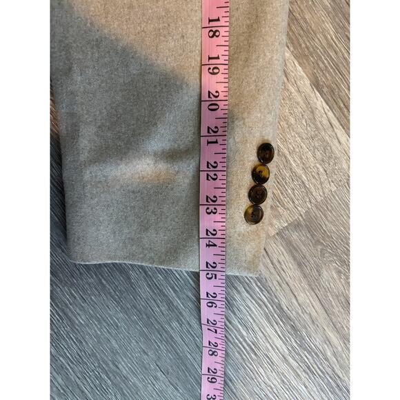 Lord & Taylor 100% Cashmere Blazer Jacket Size 44 - Picture 10 of 10